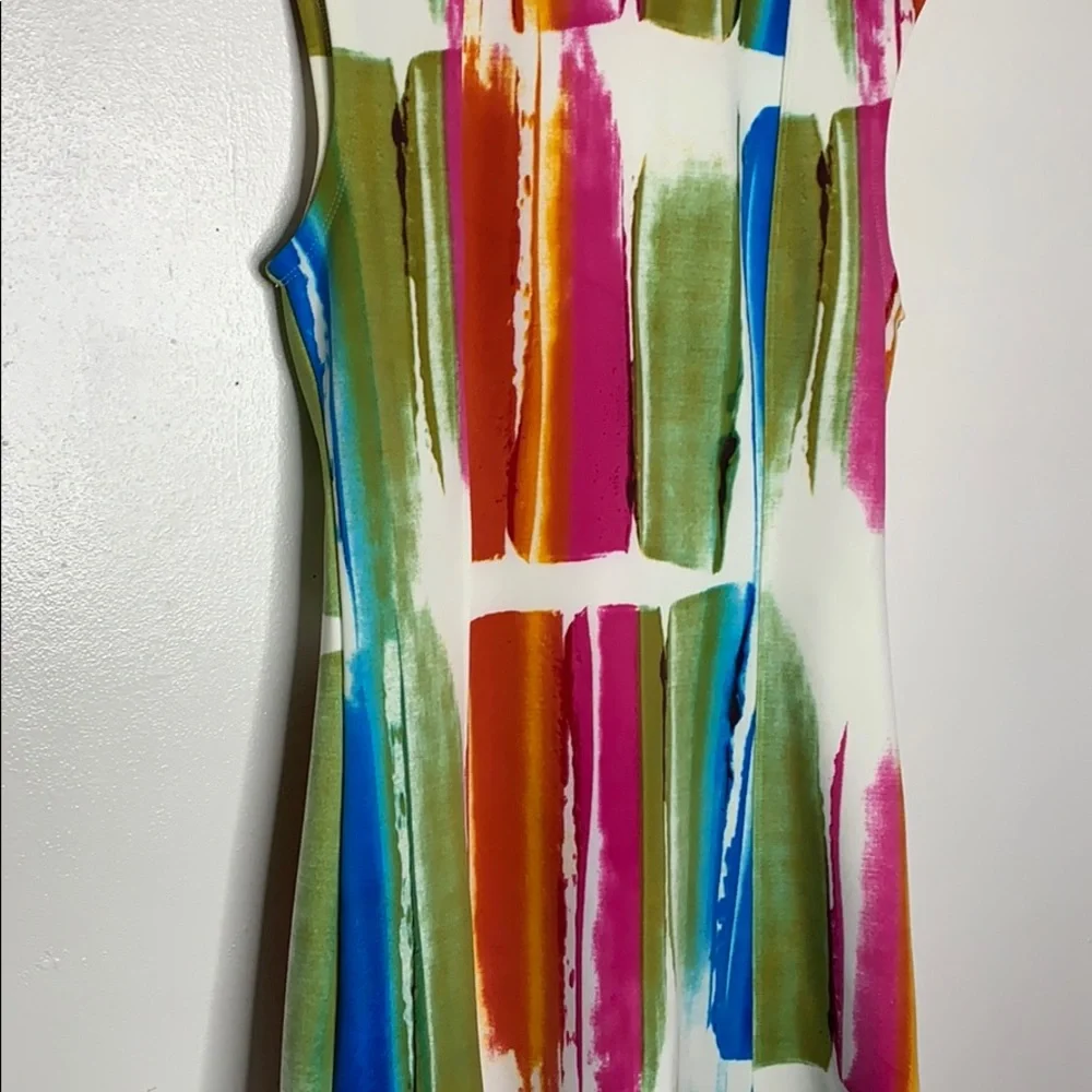 Black Swan Painted Spandex‎ A-line Dress